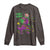 Mardi Gras Dino Long Sleeve Shirt Toddler Kids Boys Gift Mardi Grawr