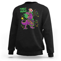 Mardi Gras Dino Sweatshirt Toddler Kids Boys Gift Mardi Grawr