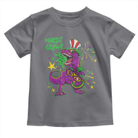 Mardi Gras Dino Toddler T Shirt Toddler Kids Boys Gift Mardi Grawr