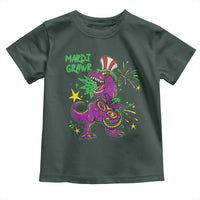 Mardi Gras Dino Toddler T Shirt Toddler Kids Boys Gift Mardi Grawr