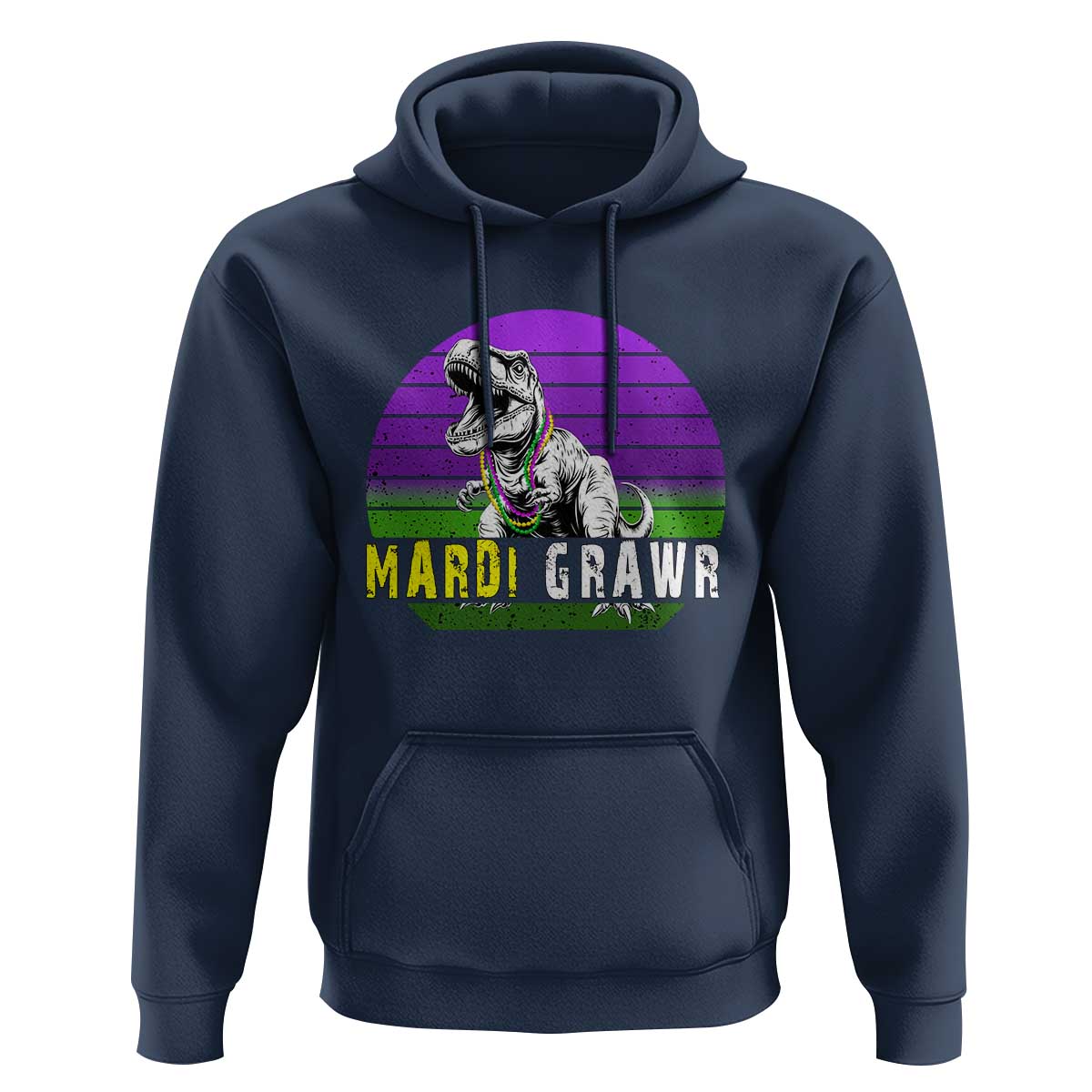 Mardi Grawr Dinosaur Hoodie Toddler Kids Boys Gift