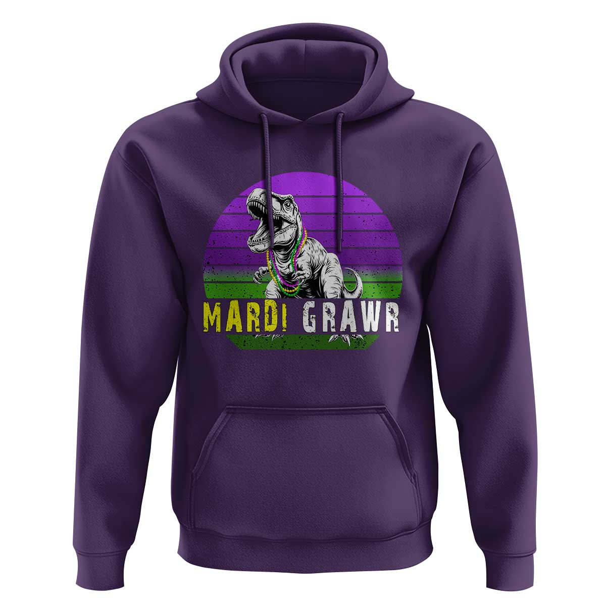 Mardi Grawr Dinosaur Hoodie Toddler Kids Boys Gift