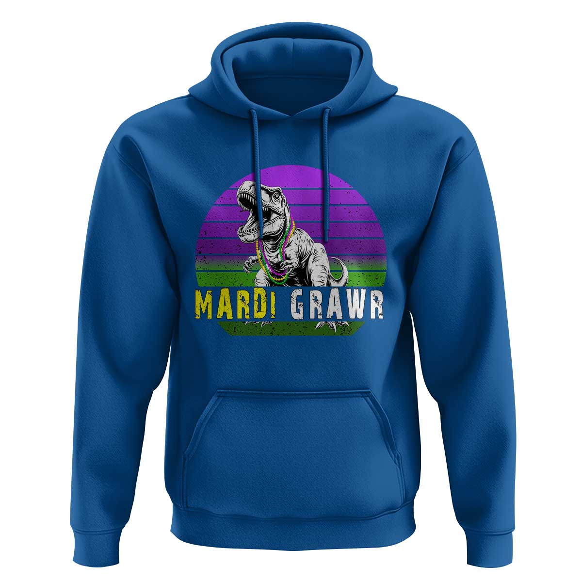 Mardi Grawr Dinosaur Hoodie Toddler Kids Boys Gift