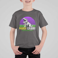 Mardi Grawr Dinosaur T Shirt For Kid Toddler Kids Boys Gift