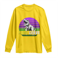 Mardi Grawr Dinosaur Long Sleeve Shirt Toddler Kids Boys Gift