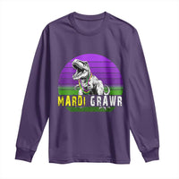Mardi Grawr Dinosaur Long Sleeve Shirt Toddler Kids Boys Gift