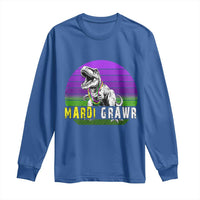 Mardi Grawr Dinosaur Long Sleeve Shirt Toddler Kids Boys Gift