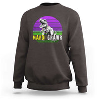 Mardi Grawr Dinosaur Sweatshirt Toddler Kids Boys Gift
