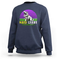 Mardi Grawr Dinosaur Sweatshirt Toddler Kids Boys Gift