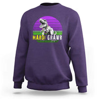 Mardi Grawr Dinosaur Sweatshirt Toddler Kids Boys Gift