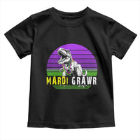 Mardi Grawr Dinosaur Toddler T Shirt Toddler Kids Boys Gift