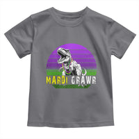Mardi Grawr Dinosaur Toddler T Shirt Toddler Kids Boys Gift