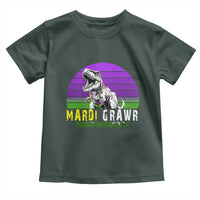 Mardi Grawr Dinosaur Toddler T Shirt Toddler Kids Boys Gift