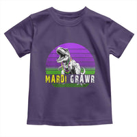 Mardi Grawr Dinosaur Toddler T Shirt Toddler Kids Boys Gift