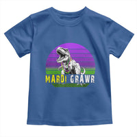 Mardi Grawr Dinosaur Toddler T Shirt Toddler Kids Boys Gift