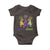 Mardi Gras Dinosaur Baby Onesie Dino Mardi Grawr Firework