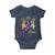 Mardi Gras Dinosaur Baby Onesie Dino Mardi Grawr Firework