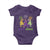 Mardi Gras Dinosaur Baby Onesie Dino Mardi Grawr Firework