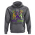 Mardi Gras Dinosaur Hoodie T-Rex Dino Mardi Grawr Firework