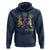 Mardi Gras Dinosaur Hoodie T-Rex Dino Mardi Grawr Firework