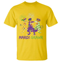 Mardi Gras Dinosaur T Shirt T-Rex Dino Mardi Grawr Firework