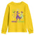 Mardi Gras Dinosaur Youth Sweatshirt Dino Mardi Grawr Firework
