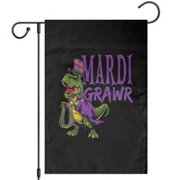 Dinosaur Mardi Gras Garden Flag Funny Meme New Orleans Party Custume Beads - Wonder Print Shop