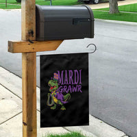 Dinosaur Mardi Gras Garden Flag Funny Meme New Orleans Party Custume Beads - Wonder Print Shop