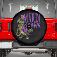 Dinosaur Mardi Gras Spare Tire Cover Funny Meme New Orleans Party Custume Beads - Wonder Print Shop