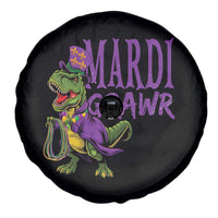 Dinosaur Mardi Gras Spare Tire Cover Funny Meme New Orleans Party Custume Beads - Wonder Print Shop