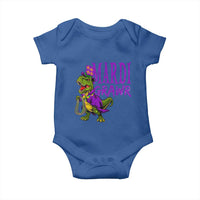 Dinosaur Mardi Gras Baby Onesie Funny Meme New Orleans Party Custume Beads - Wonder Print Shop
