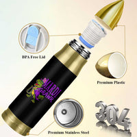 Dinosaur Mardi Gras Bullet Tumbler Funny Meme New Orleans Party Custume Beads - Wonder Print Shop