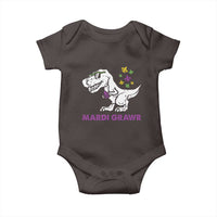 Mardi Gras Grawr Dinosaur Baby Onesie Fat Tuesday Kids