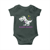 Mardi Gras Grawr Dinosaur Baby Onesie Fat Tuesday Kids