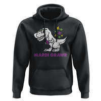 Mardi Gras Grawr Dinosaur Hoodie Fat Tuesday Kids