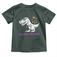 Mardi Gras Grawr Dinosaur Toddler T Shirt Fat Tuesday Kids