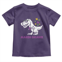 Mardi Gras Grawr Dinosaur Toddler T Shirt Fat Tuesday Kids