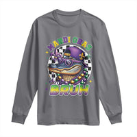 Bruh Mardi Gras Crocodile Long Sleeve Shirt Alligator Costume Teens Boys Kids