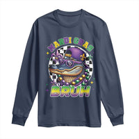 Bruh Mardi Gras Crocodile Long Sleeve Shirt Alligator Costume Teens Boys Kids