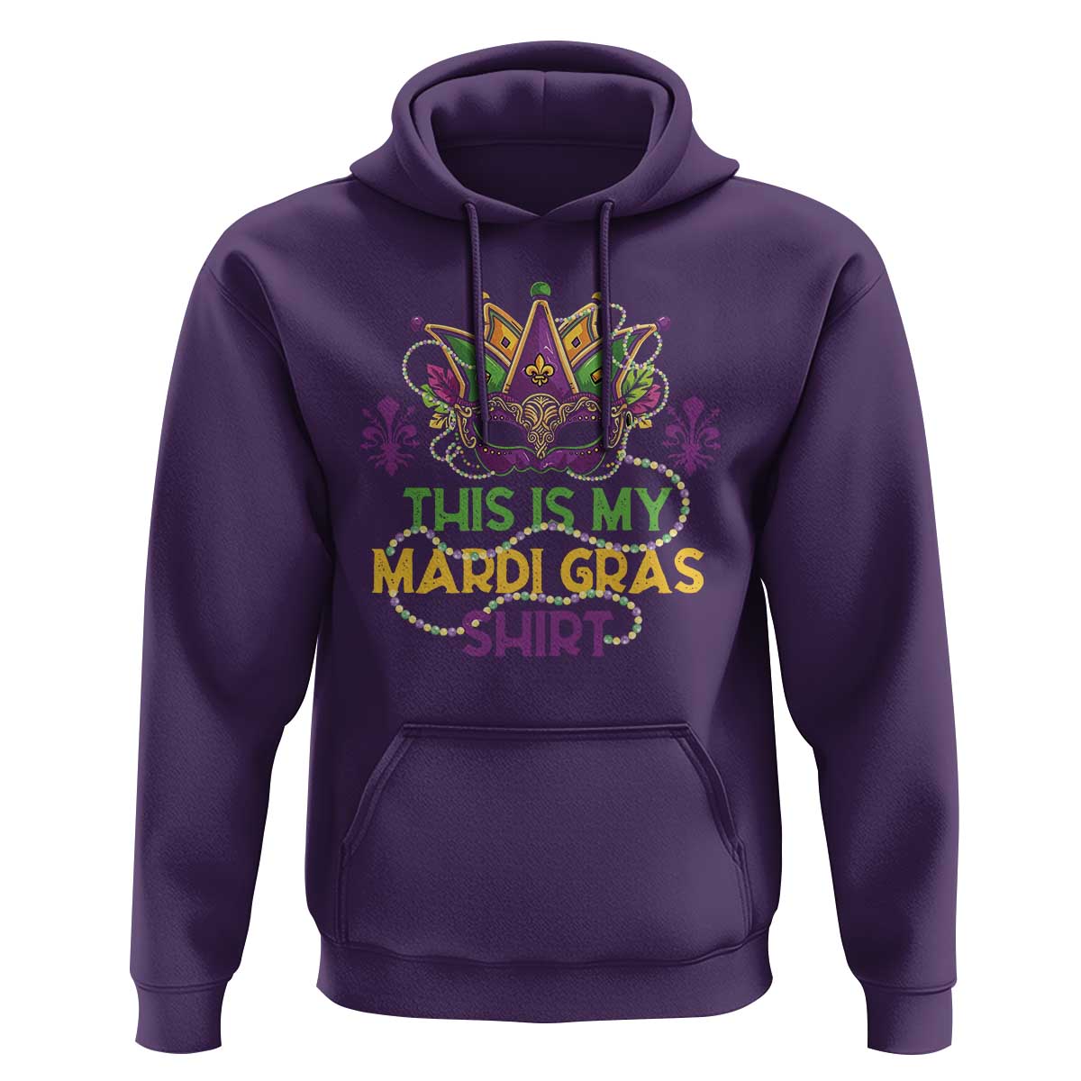 This Is My Mardi Gras Shirt Hoodie Funny Outfit Party Mask Costume