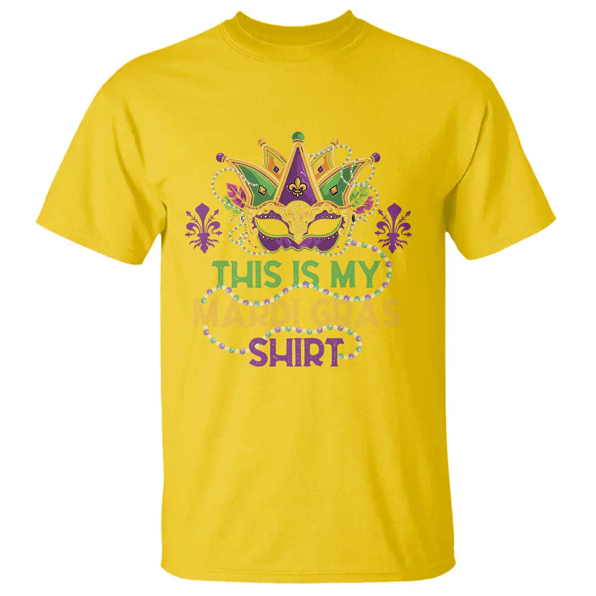 This Is My Mardi Gras Shirt T Shirt Funny Outfit Party Mask Costume