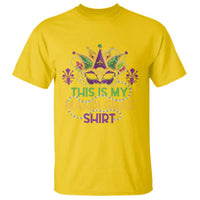 This Is My Mardi Gras Shirt T Shirt Funny Outfit Party Mask Costume