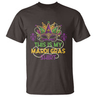 This Is My Mardi Gras Shirt T Shirt Funny Outfit Party Mask Costume