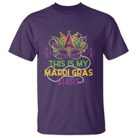 This Is My Mardi Gras Shirt T Shirt Funny Outfit Party Mask Costume