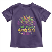 This Is My Mardi Gras Shirt Toddler T Shirt Funny Outfit Party Mask Costume