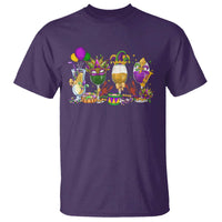 Mardi Gras Drinking Party T Shirt Fat Tuesday Wine Beads Carnival