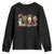 Mardi Gras Drinking Party Youth Sweatshirt Fat Tuesday Wine Beads Carnival