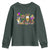 Mardi Gras Drinking Party Youth Sweatshirt Fat Tuesday Wine Beads Carnival