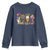 Mardi Gras Drinking Party Youth Sweatshirt Fat Tuesday Wine Beads Carnival