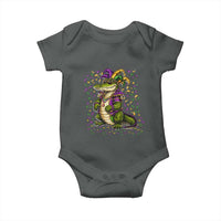 Mardigator Mardi Gras Baby Onesie Alligator Louisiana New Orleans Party Custume Beads - Wonder Print Shop